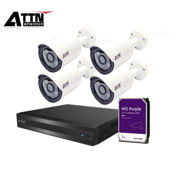 CCTV 실외형 패키지, ATTN-DTF*1대 / XB*4대 [210만화소] [1TB 하드 포함]
