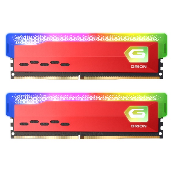DDR4 PC4-25600 CL16 ORION RGB Red [16GB (8GB*2)] (3200)