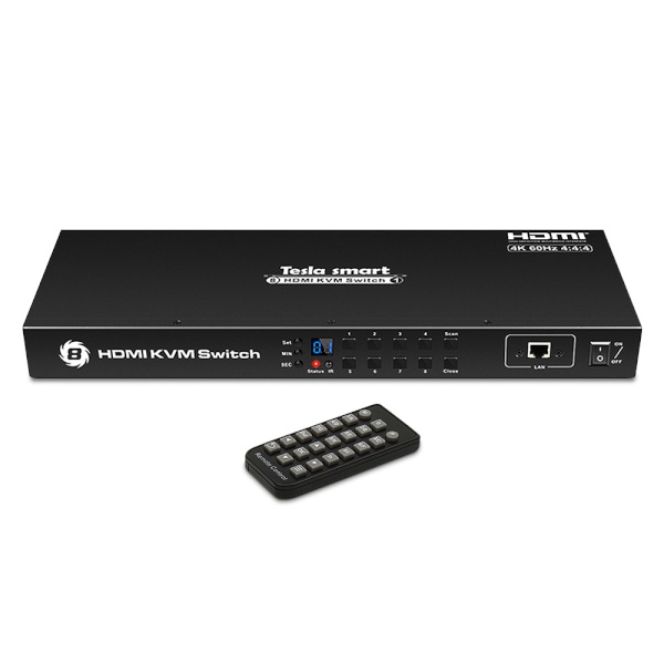 티이스마트 HKS0801A1U [HDMI KVM 스위치/8:1/USB/4K 60Hz/케이블미포함]