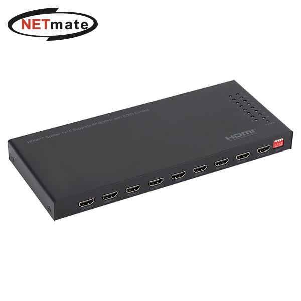 NETmate NM-PTPT6C [모니터 분배기/1:16/HDMI/오디오 지원]