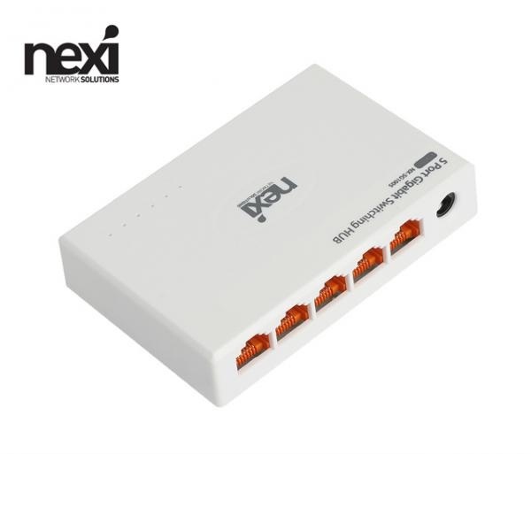 넥시 NX-SG1005 [스위칭허브/5포트/1000Mbps] [NX1132]