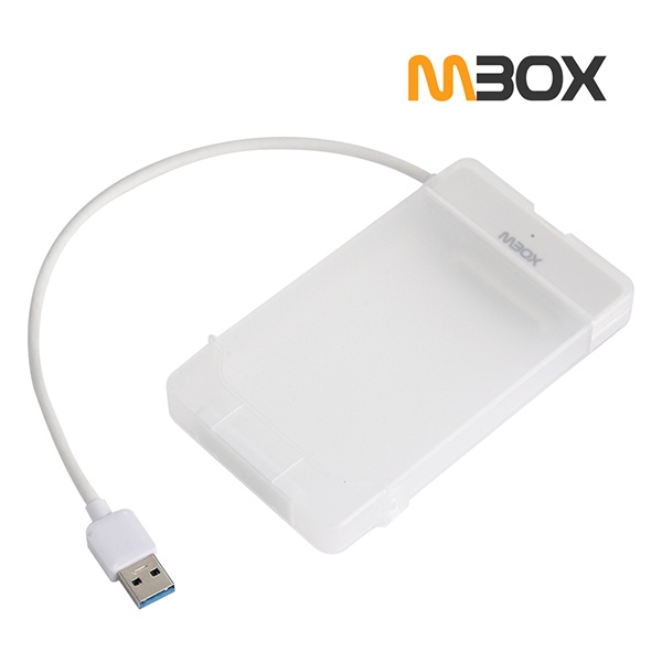 외장케이스, MBOX HS-2500N [2.5외장케이스/USB3.0] [하드미포함/반투명]