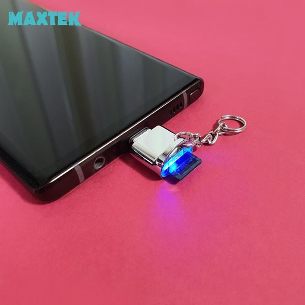 C타입(Type C) to MicroSD 전용 메탈 USB 카드리더기 [MT161]