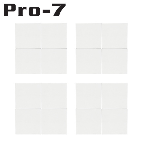 Pro-7  지진 대비 전도 방지 내진 매트 [제품선택] P-N2016C (20x20x5mm/64kg/클리어)