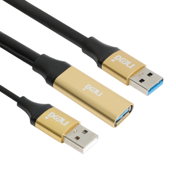 [AM-AF] USB-A 3.0 to USB-A 3.0 M/F 리피터 연장케이블, 유전원, NX1166 / NX-U30MF-EX05 [5m]