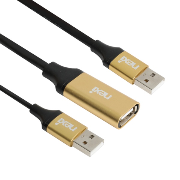 [AM-AF] USB-A 2.0 to USB-A 2.0 M/F 연장 리피터 케이블, NX-U20MF-EX10 / NX1162 [10m]
