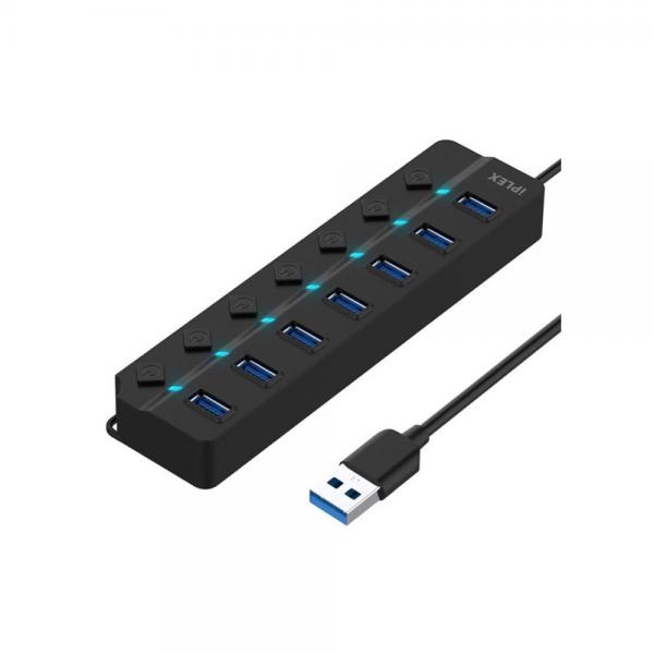 IPLEX KP-4PHU7 (USB허브/7포트) ▶ [유·무전원/USB3.0] ◀