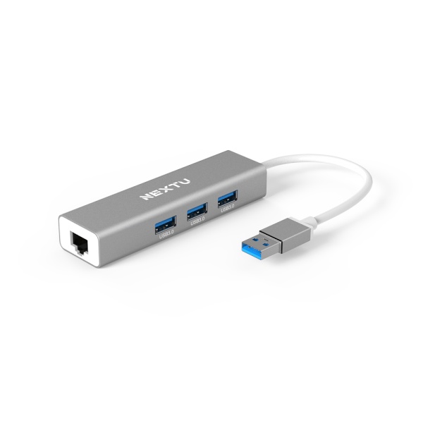 이지넷 NEXT-UH404LAN (USB허브/4포트/멀티포트) ▶ [무전원/USB3.0] ◀