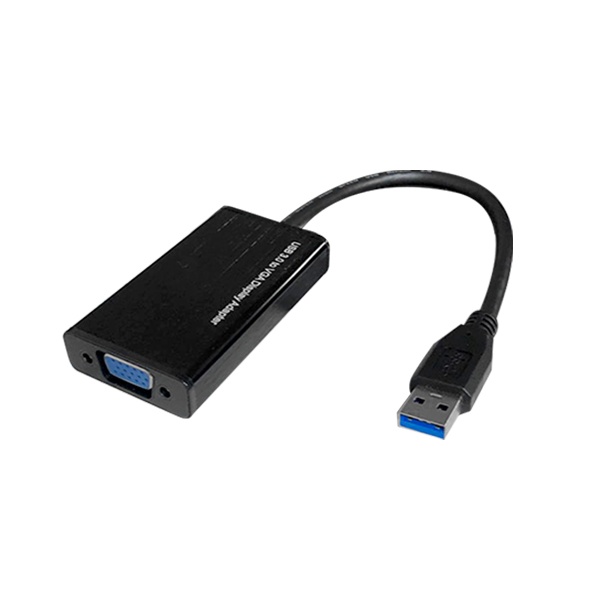 USB-A 3.0 to RGB(VGA) 컨버터, 무전원 / 오디오 미지원 [UC-CO14]
