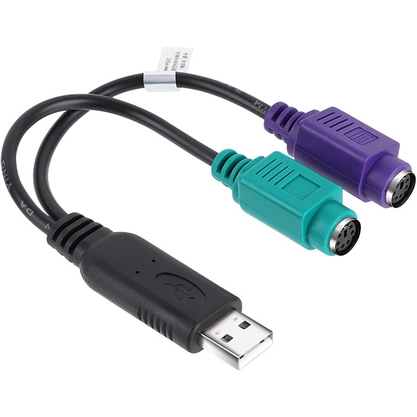 디바이스마트,컴퓨터/모바일/가전 > 네트워크/케이블/컨버터/IOT > 리피터/젠더/전원 케이블 > USB to 변환케이블,,NETmate USB to PS/2 컨버터(USB2.0) [NM-PS2C],USB2.0 호환 / PS/2 / 마우스 / 키보드 / 컨버터 / USBtoPS/2