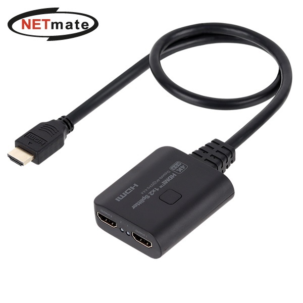 NETmate NM-PTS03 [모니터분배기/1:2/HDMI/오디오 지원]
