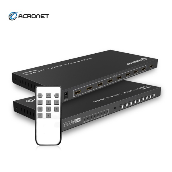 ACRONET VDK-SW081 [모니터 분할기/8:1/HDMI/오디오 지원]