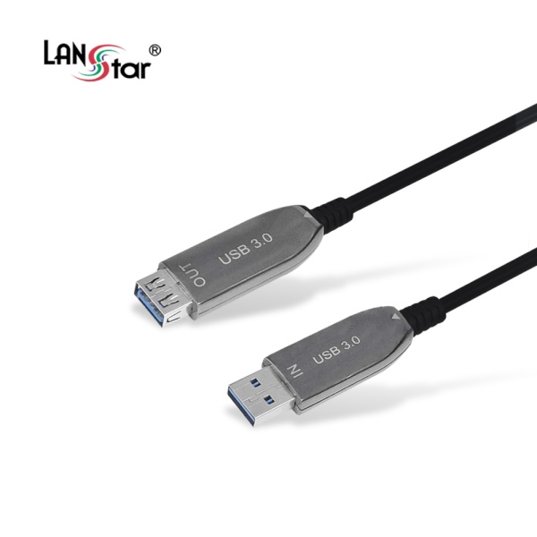 USB-A 3.0 to USB-A 3.0 M/F 광 리피터 연장케이블, LS-U30AOC20 [블랙/20m]