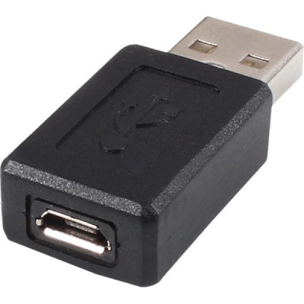 NETmate USB2.0 마이크로 5핀 젠더 USB OTG PC연결 [블랙/NM-UGM01]
