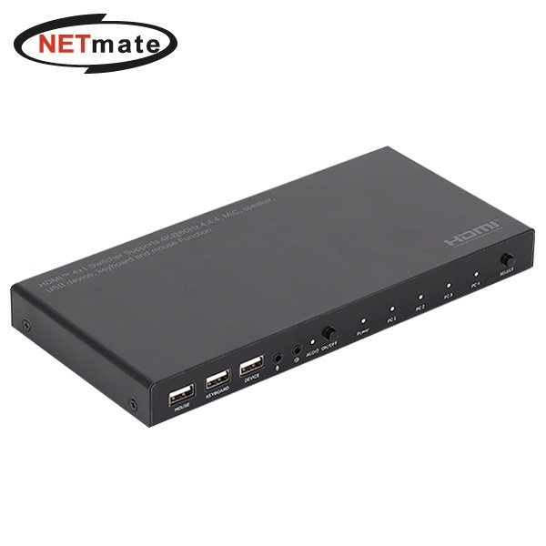 NETmate NM-PTK02 [KVM스위치/4:1/USB]