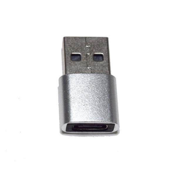 USB-A to Type-C F/M 변환젠더, T-UA2CS [실버]