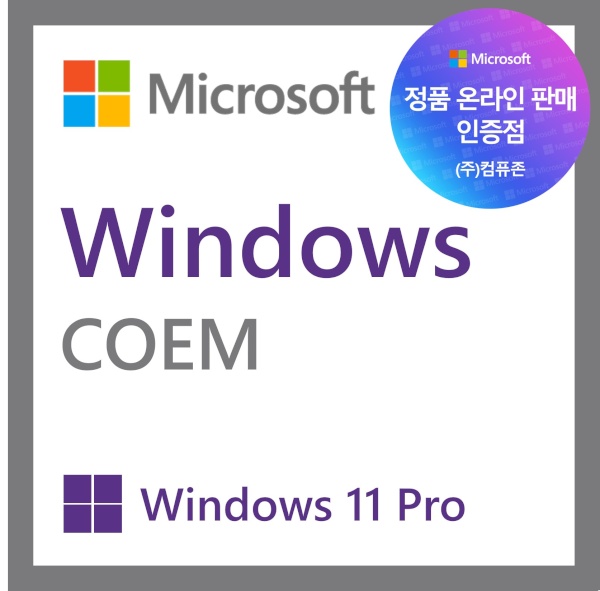 Windows 11 Pro [COEM(DSP)/영문/64bit]