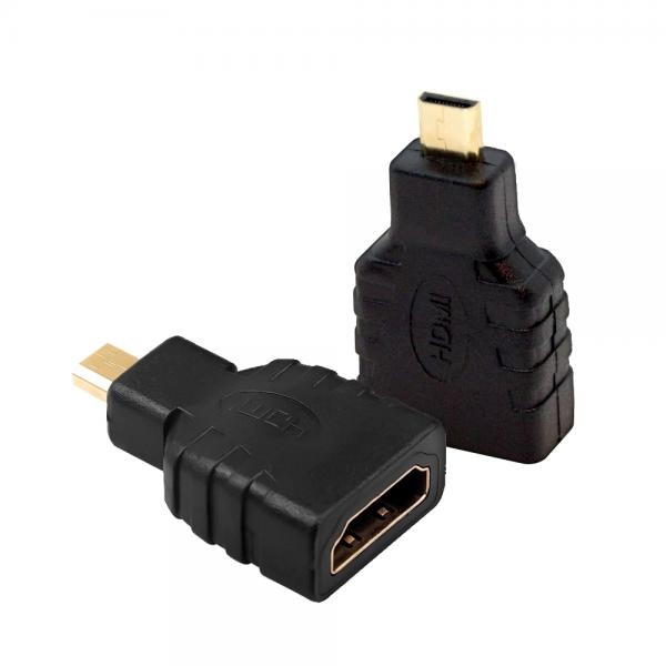 애니포트 HDMI(F) to 마이크로 HDMI(M) 변환젠더 [블랙][AP-MIHG]