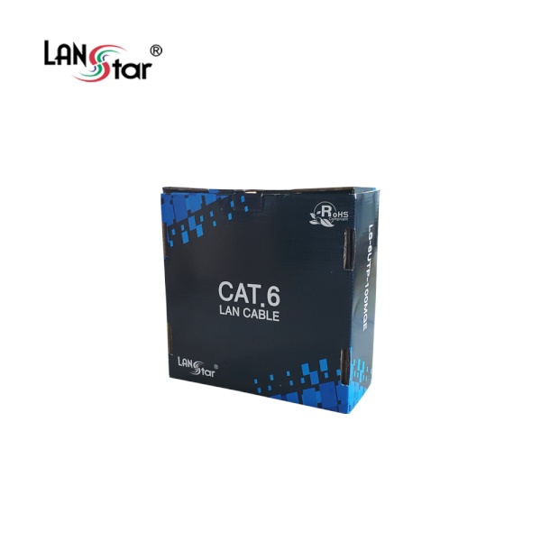 CAT.6 UTP 랜케이블, LS-6UTP-100MGE [그레이/100m] [1롤/단선/박스]