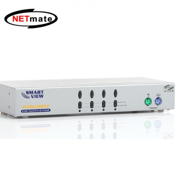 NETmate IC-1714-ID [KVM스위치/4:1/DVI/케이블미포함]