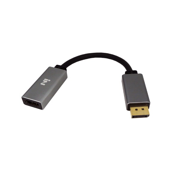 DisplayPort to HDMI 2.0 컨버터, 오디오 지원 / 액티브 방식, IN-ACTDPH19AL [다크그레이메탈]