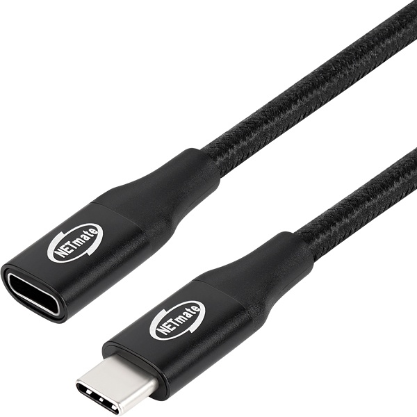 USB 3.1 Gen2 to USB 3.1 Gen2 M/F 연장케이블, NM-UNC301F [블랙/1m]