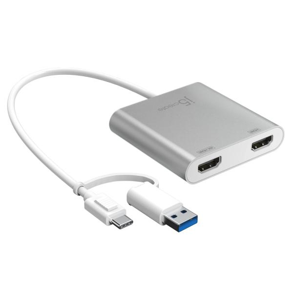 USB Type C/A to HDMI 컨버터, 오디오 지원 [NEXT-JCA365]