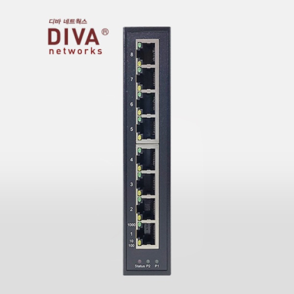 디바네트웍스 DIVA-IS0508K [스위칭허브/8포트/1000Mbps]