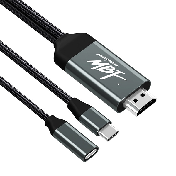 Type-C to HDMI 미러링 케이블, 100W 충전지원, MBF-PDCH02 [2m]