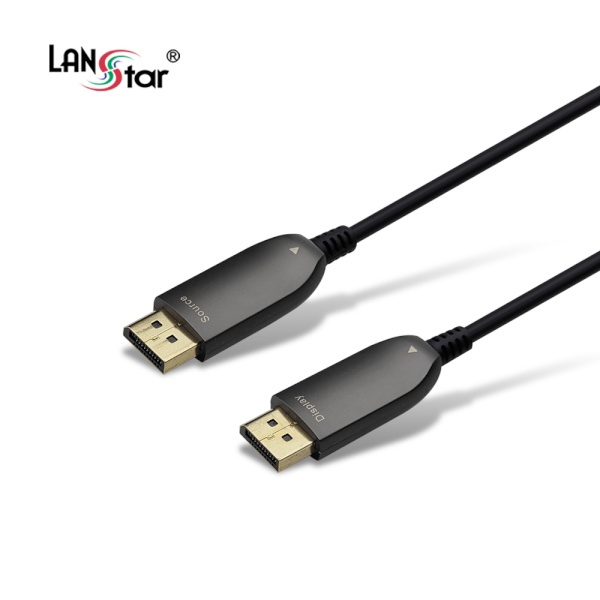 DisplayPort 1.4 광케이블, 락킹 커넥터, LS-DPAOC-10M [10m]