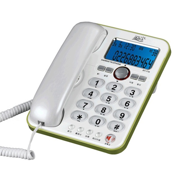 발신자표시 유선 전화기 DT-770 색상선택 화이트
