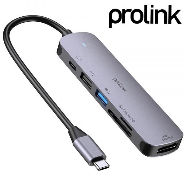 PROLINK WG605A (USB허브/6포트/멀티포트) ▶ [무전원/C타입] ◀