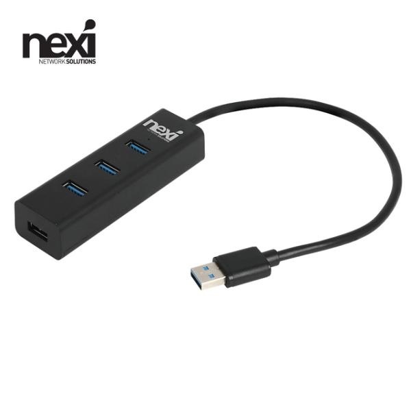 넥시 NX-UH304P (USB허브/4포트) [NX1294] ▶ [무전원/USB3.0] ◀