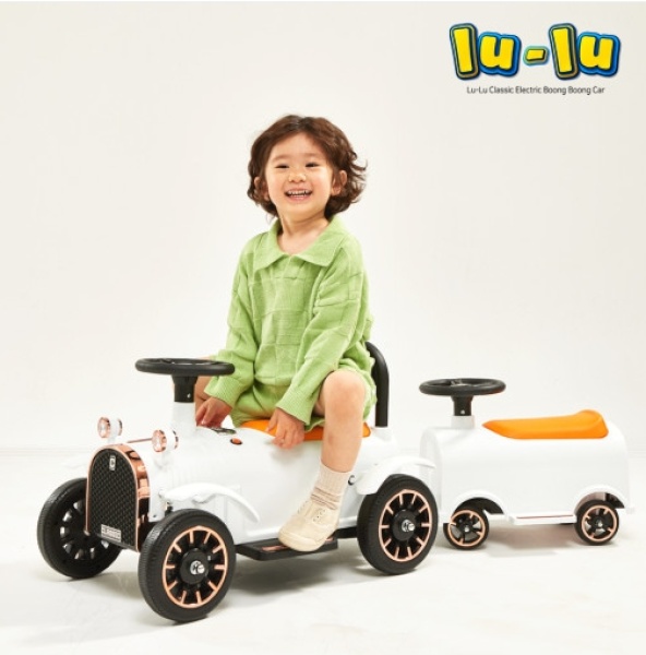 [톨스토이] lu-lu 클래식전동붕붕카 기차 전동차 유아자동차 레트로 어린이날 조카 선물
