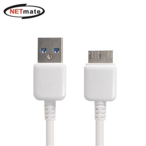 USB-A 3.0 to Micro B 변환케이블, NMC-UB10N3 [화이트/1m]