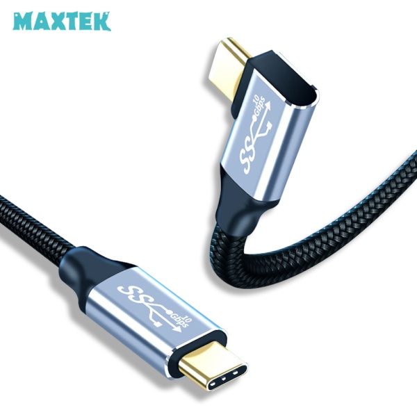 USB3.1 C to C 엘보우 꺽임형 고속 케이블 2M [MT243]