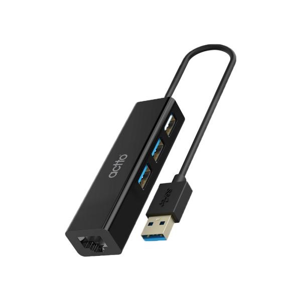 엑토 HUBL-03 (USB허브/4포트/멀티포트) [블랙] ▶ [무전원/USB3.2] ◀