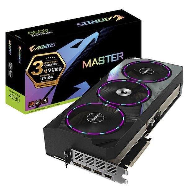 GeForce RTX 4090 AORUS Master D6X 24GB 제이씨현