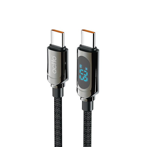 USB C타입 60W 전력표시 고속충전 케이블 [CM-CM] 0.98M [TC-42]