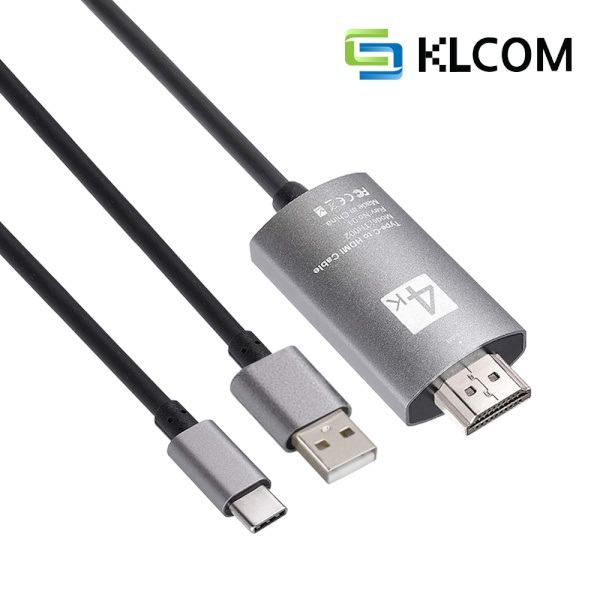 Type-C 3.1 to HDMI 미러링 케이블, 충전지원 [2m]