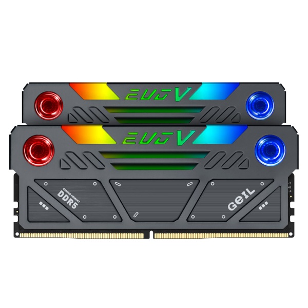 DDR5 PC5-51200 CL38 EVO V RGB Gray [32GB (16GB*2)] (6400)