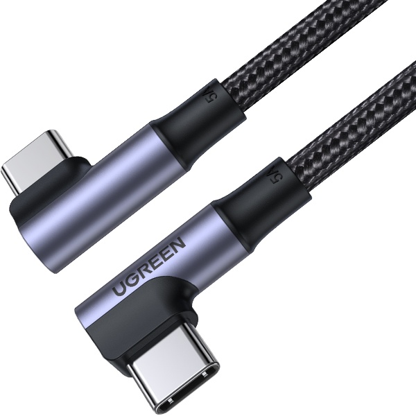 USB2.0 C타입 100W 양쪽꺾임 고속충전 케이블 [CM-CM] 1M [U-70696]