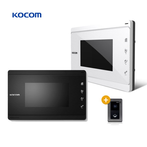 [ 코콤 비디오폰 KVP-70C 아나로그] 2선식 인터폰 카메라포함 7.0형 노출형