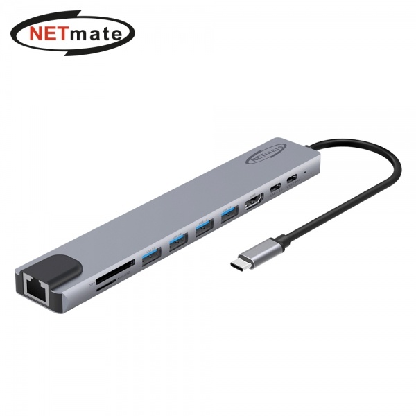 NETmate NM-TCM03 (USB허브/10포트/멀티포트) ▶ [유·무전원/C타입] ◀
