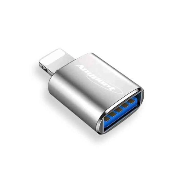 USB-A 3.0 to 8핀 F/M 변환젠더, AP-IU30 [실버]