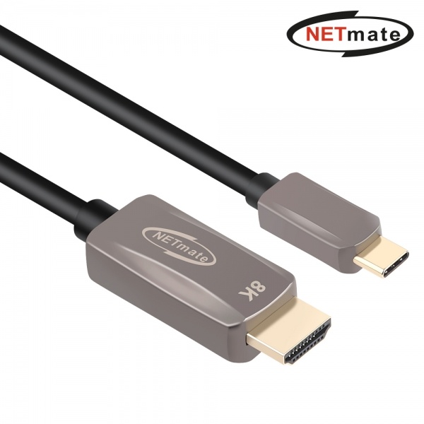 [강원전자] NETmate USB Type C to 8K HDMI 컨버터 2M [NM-TCH02]