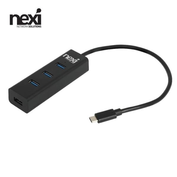 넥시 NX-UH314P (USB허브/4포트) [NX1295] ▶ [무전원/C타입] ◀