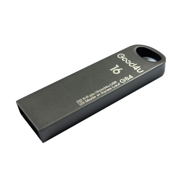 USB, 굿포유 Lauf G84 [16GB/메탈그레이]