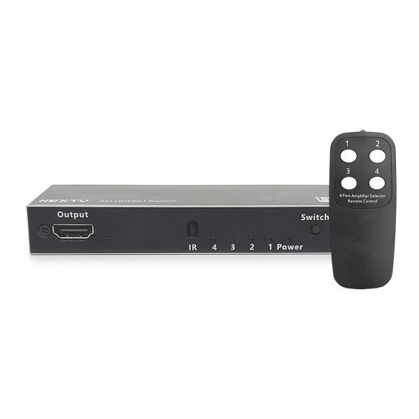 이지넷 NEXT-3814SW8K [모니터 선택기/4:1/HDMI/4K/오디오 지원]