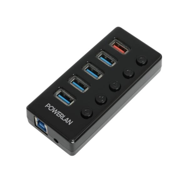 POWERLAN PL-UH305P (USB허브/5포트) ▶ [유전원/USB3.0] ◀